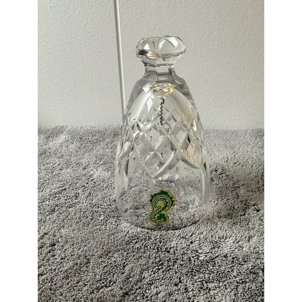 Waterford Glass Lismore Bell Handmade in Ireland 4"